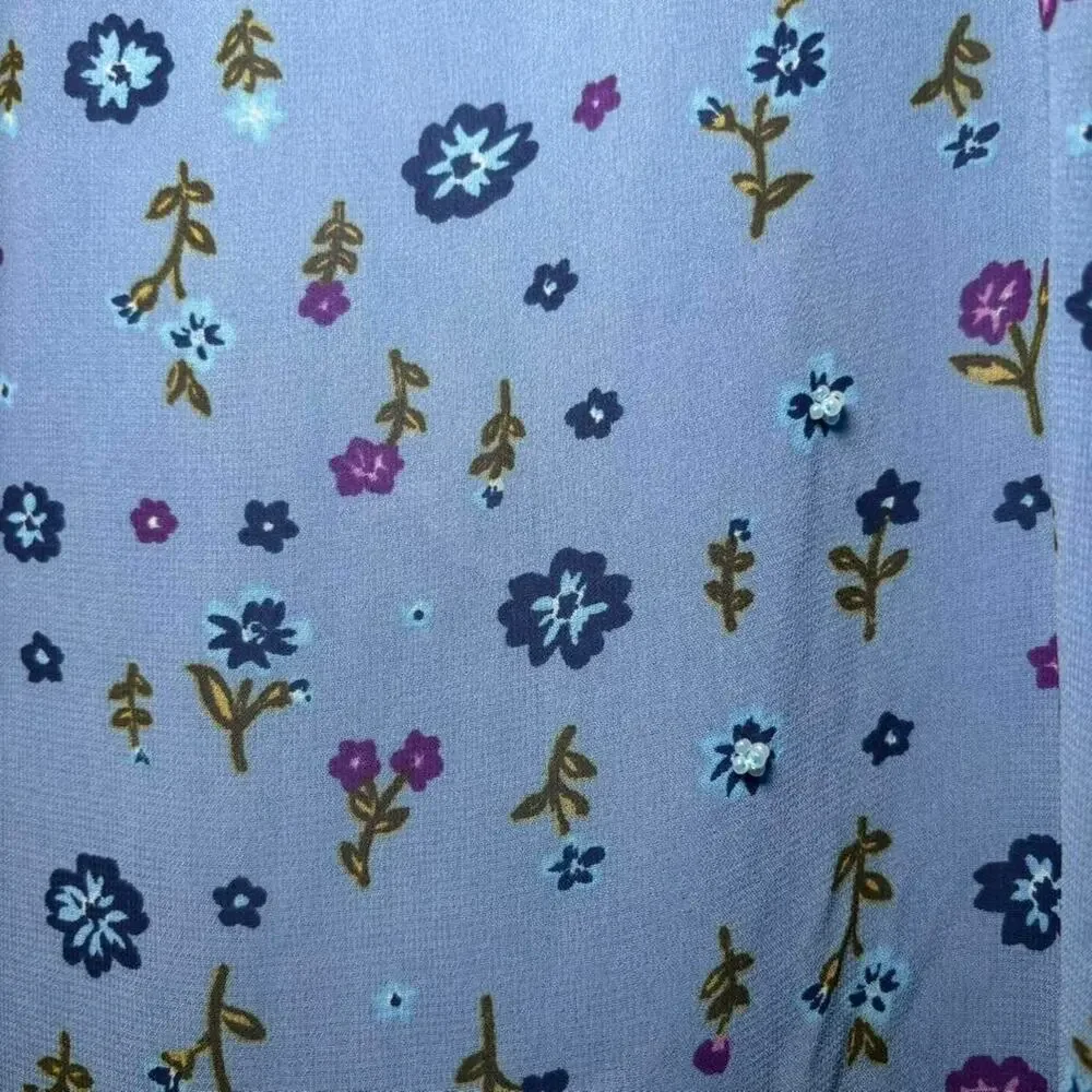 CHERRY STIX Girls Sundress 7/8 Floral Sleeveless Blue Multicolor
